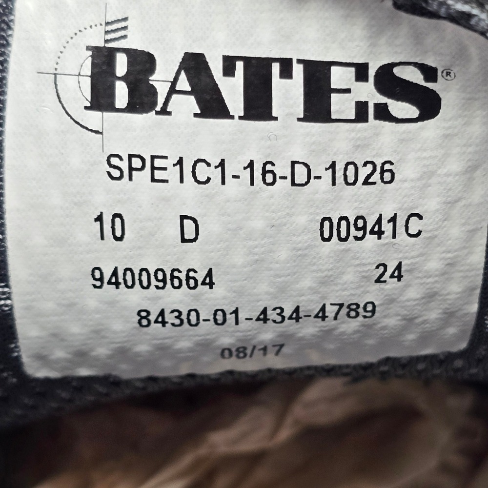 Bates Mens High Gloss Oxford Dress Shoes Black Patent Vibram Sole 10 D 00941C - Picture 16 of 16